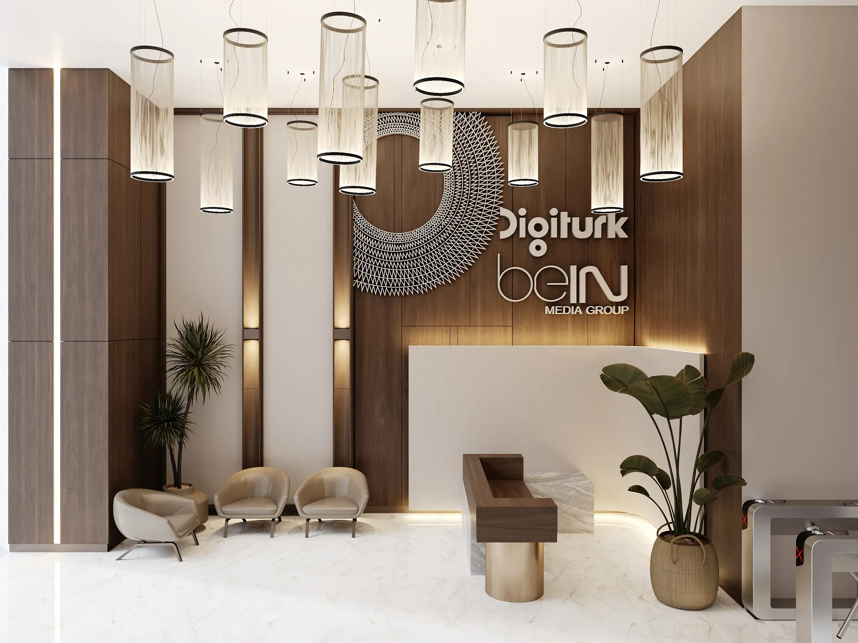 Digitürk Bein Sports HQ Office Ankara — commercial interior design Ankara Turkey